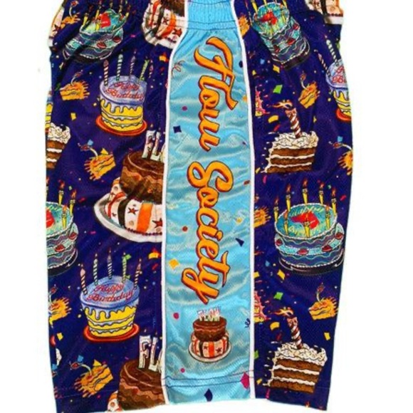 Flow Cake Print Shorts- flow society - Picture 2 of 2